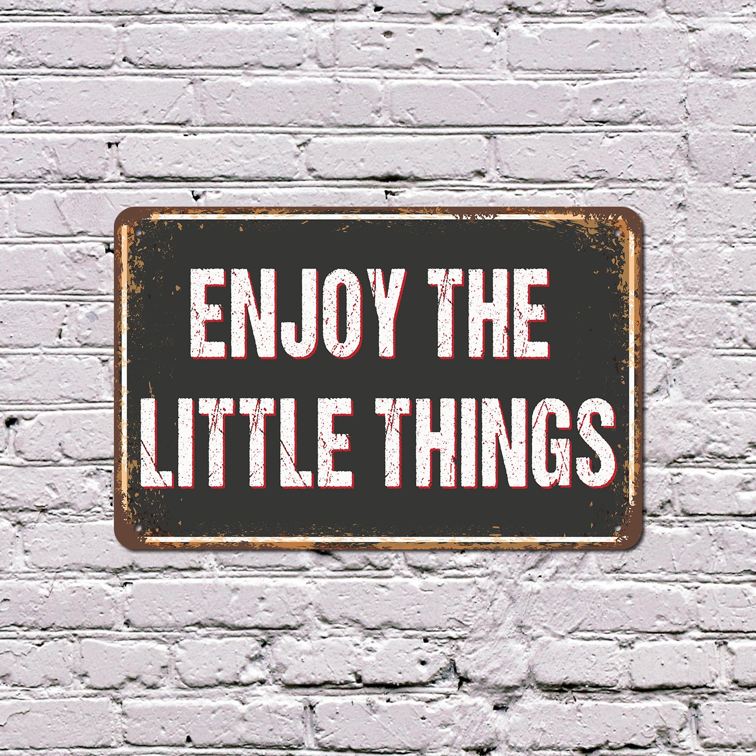 Enjoy The Little Things Street Sign Small Joys Big Days Perfect for Hallways