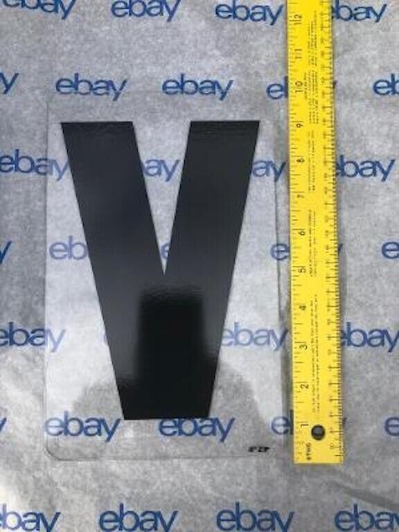 8 inch zip letters changeable outdoor signage marquee letters Letter U