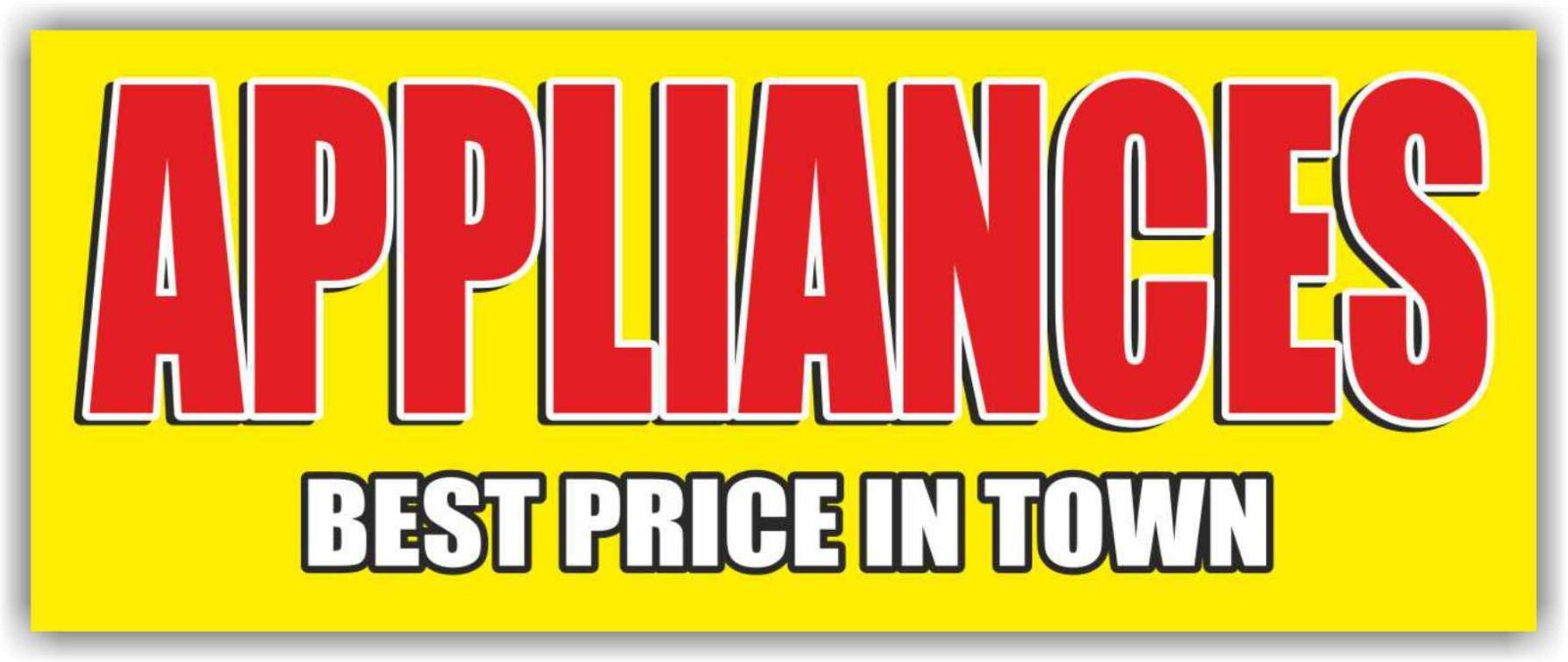 APPLIANCES Advertising Banner Vinyl Mesh Sign Repair Sale New Home Electronics