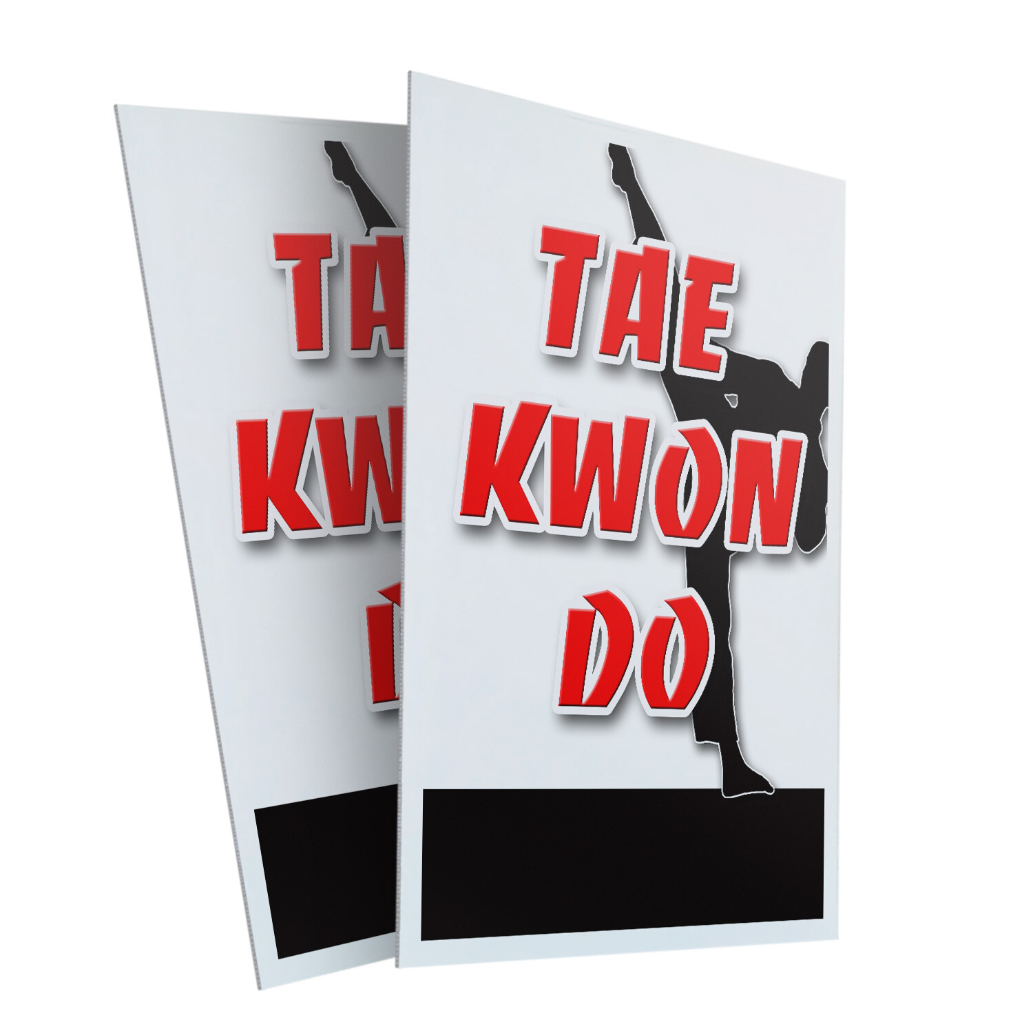 A-frame Sidewalk Tae Kwon Do 24″ x 36″ Double Sided A-Frame Sidewalk Sign