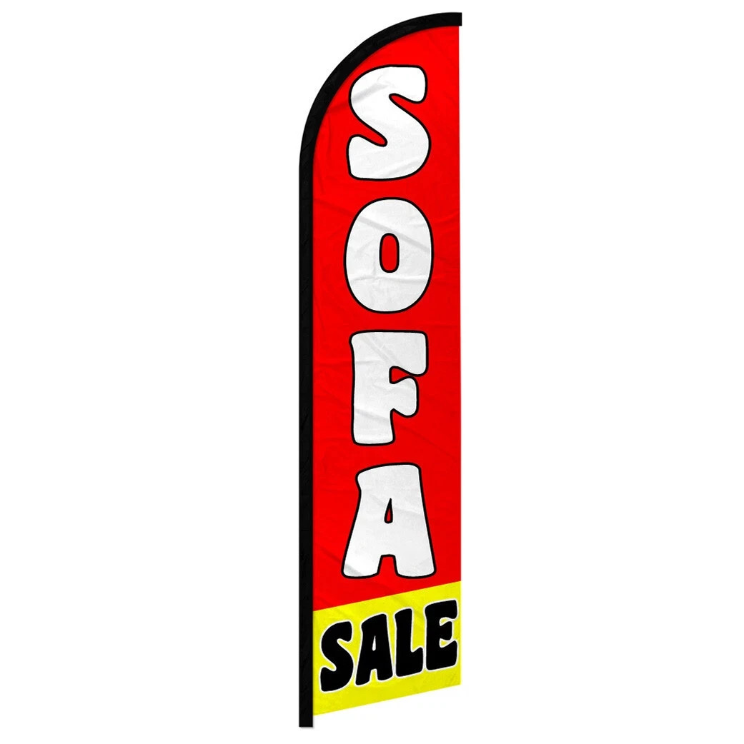 Furniture Sale Windless Full Sleeve Business Flags Sofa Sale Mattress Sale