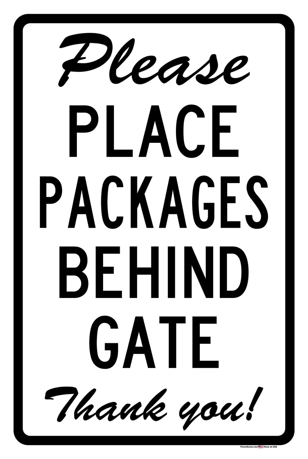 Custom Made 8″x12″ or 12″x8″ Aluminum Sign UV Protected Made in USA