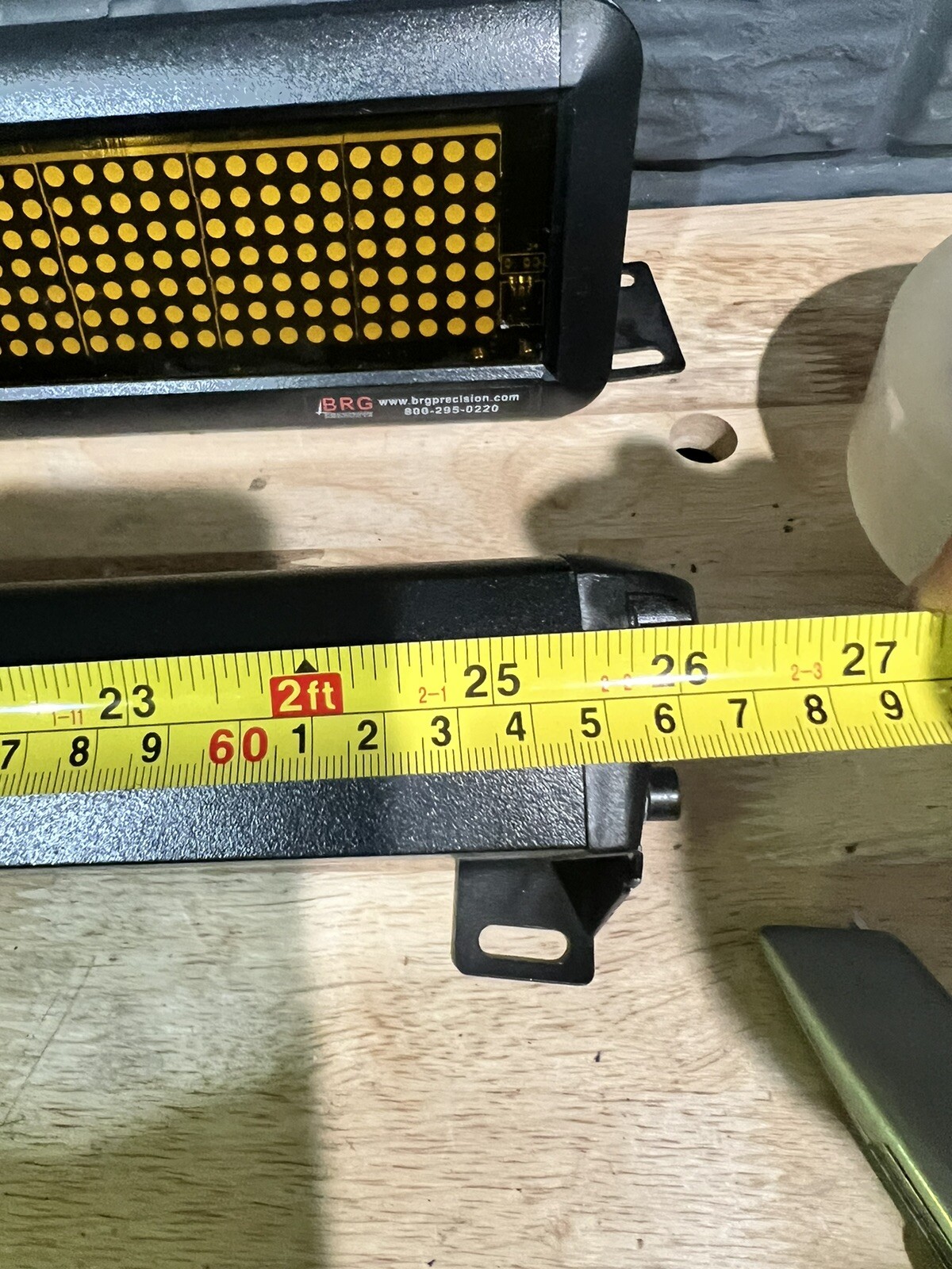 Lot Of 2 LED Sign Message Display Board Programmable Read- No Power Cord