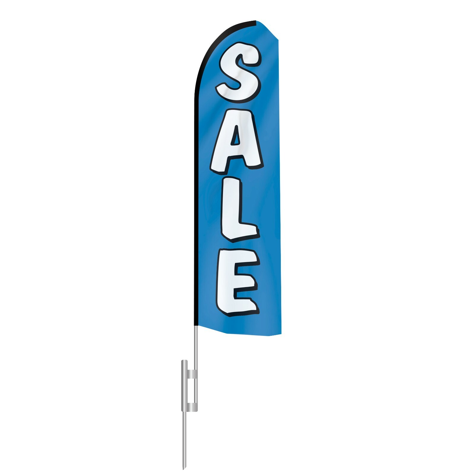 EZ Line Used Car Dealership Swooper Feather Flag 15ft Auto Sales 3 Dealer Flags