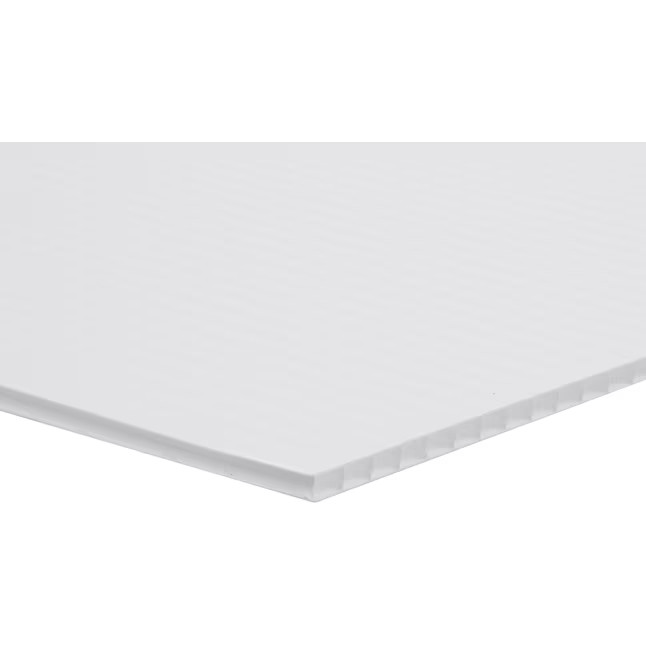 Hillman Blank 24-in x 36-in Corrugated plastic Blank Sign