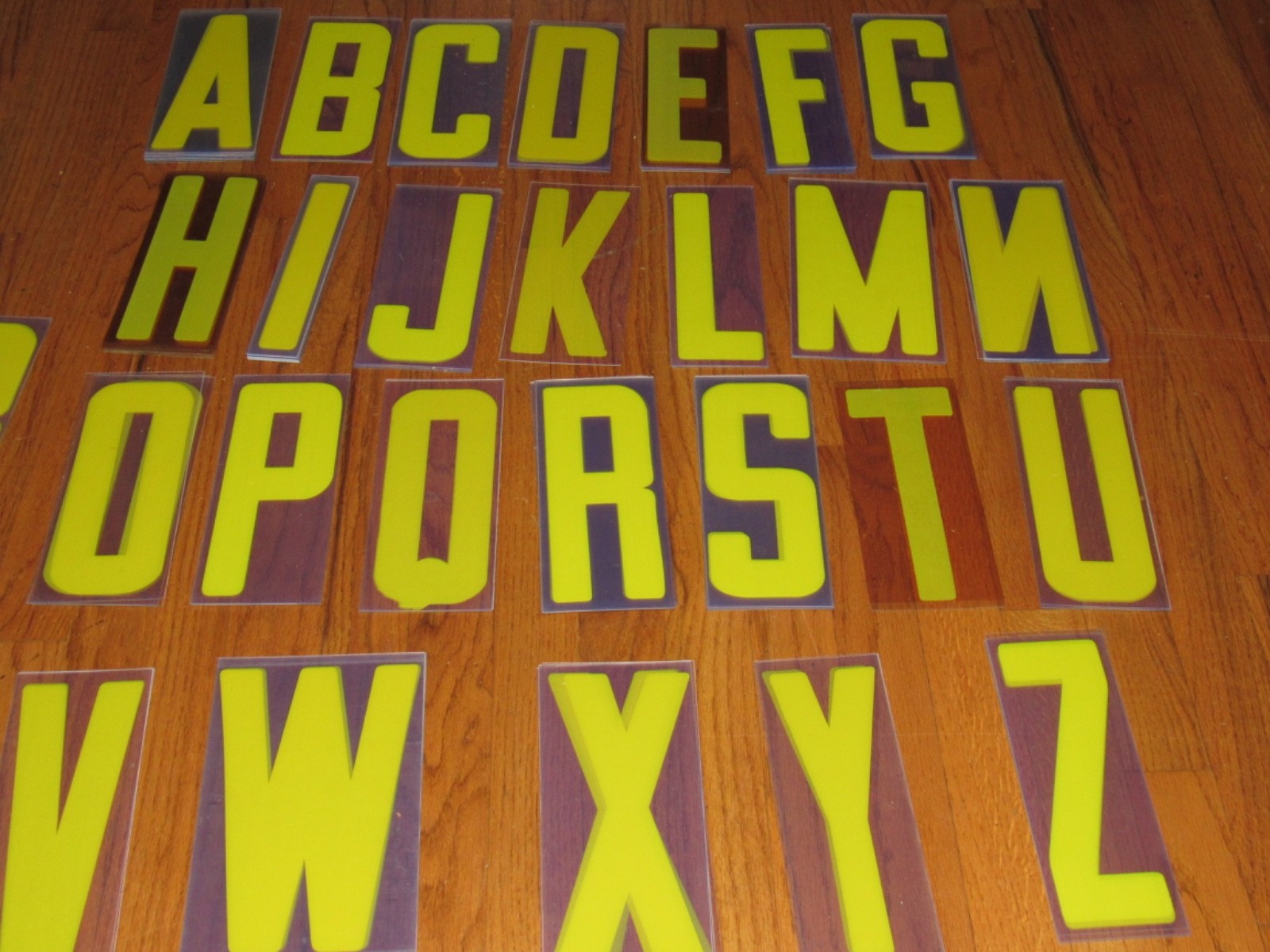 224 Vintage Plastic Marquee Outdoor Sign Symbols Letters Numbers 8″ On 9″ Board