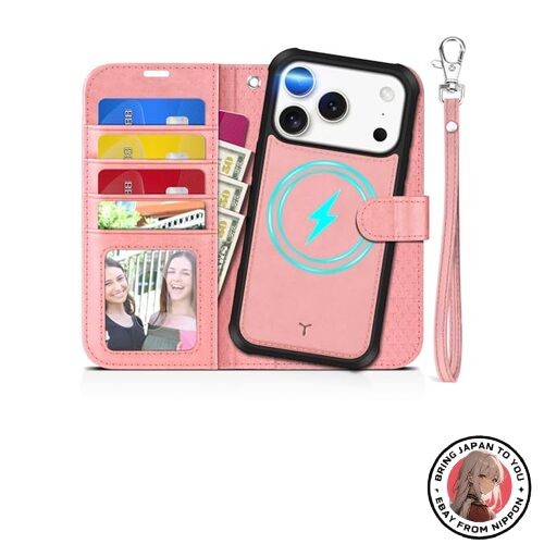 New TUCCH iPhone 17 Pro Case 2-in-1 Detachable Folio Case 6.3-inch with Strap