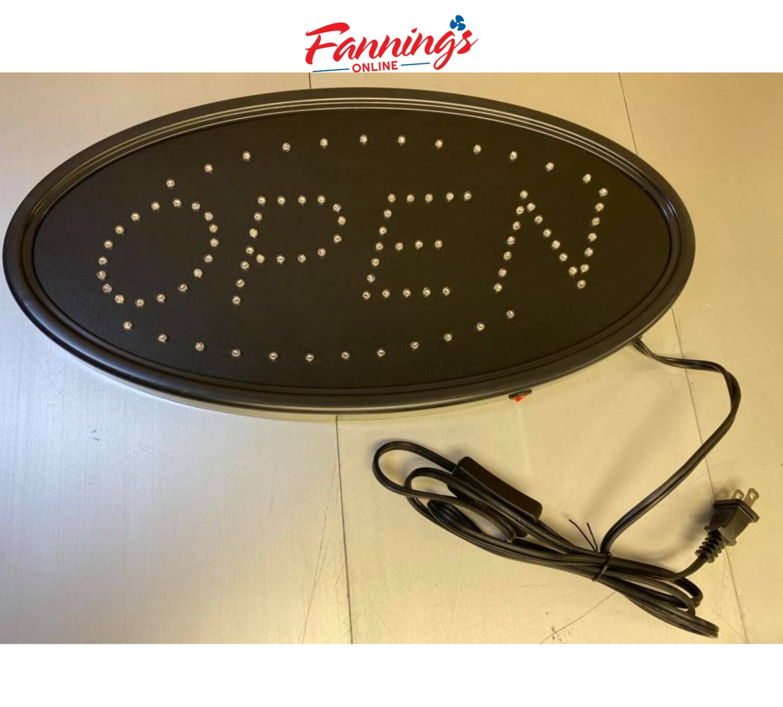 Opened FITNATE LED Light Open Sign 19×10 Inch Business Electric Display Board