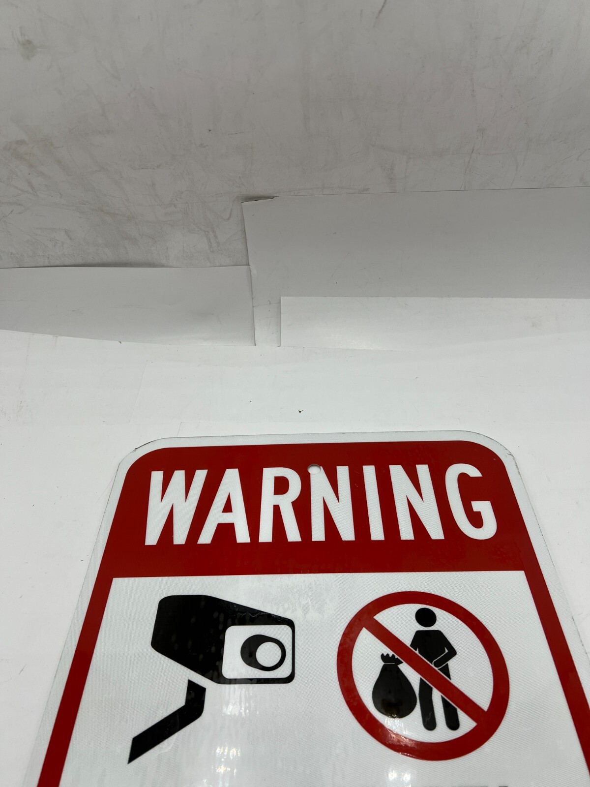 (QTY 2) SmartSign 2X8Q No Dumping Property Video Surveillance Violators 12×18