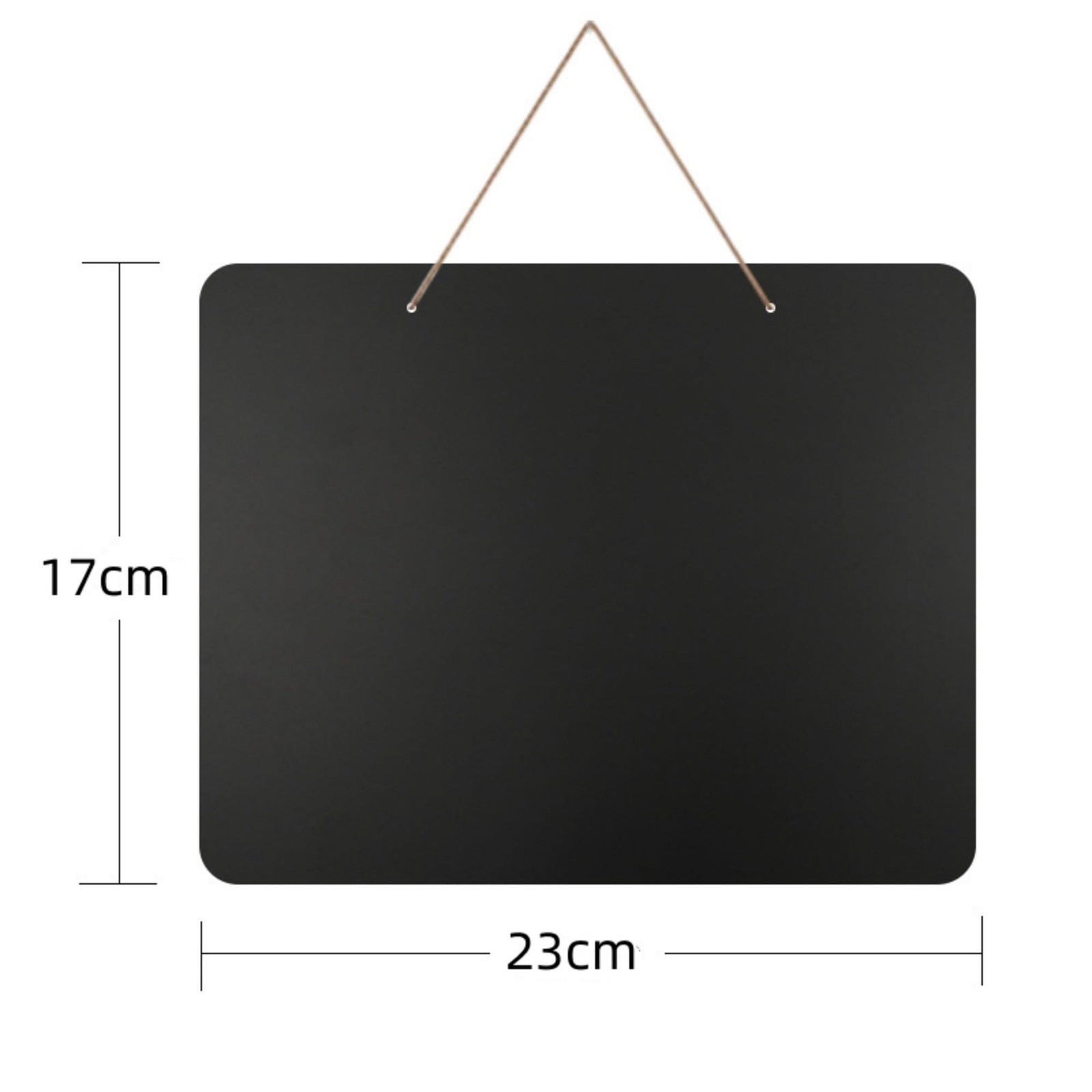 Wooden Double Sided Hanging Chalkboard Signs,Memo Message Sign, Vintage Erasa…