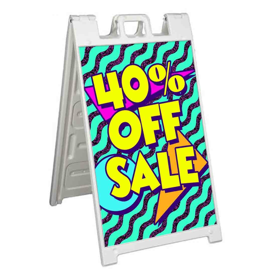 40% OFF SALE Signicade 24×36 Aframe Sidewalk Sign Banner Decal CLEARANCE REDUCED