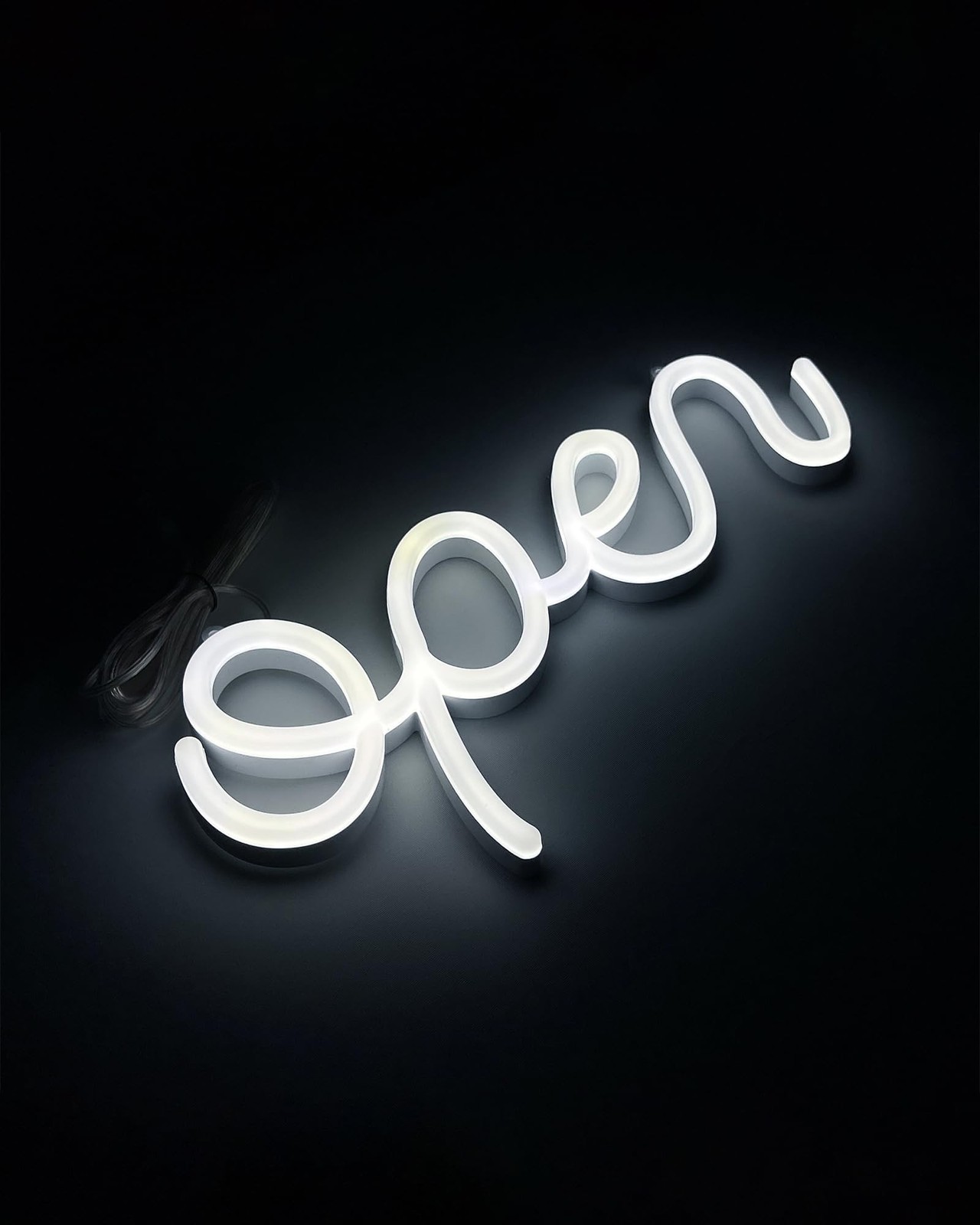 HiNeon LED Neon Open Sign for Business 15x7in w/ON/OFF Switch, Bright Lighted…