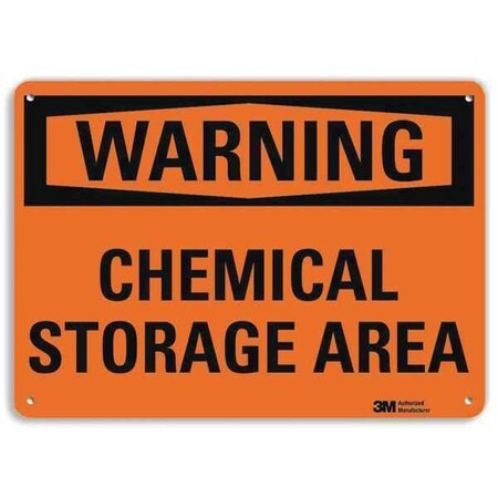 Lyle U6-1041-Ra_10X7 Warning Sign, 7 In H, 10 In W, Vertical Rectangle,