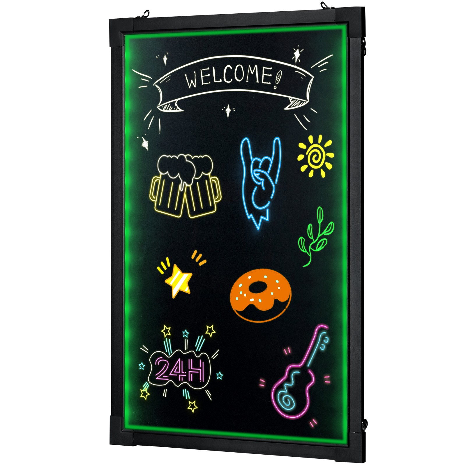 Uimoso LED Message Board 16″x12″ Illuminated Erasable Chalkboard