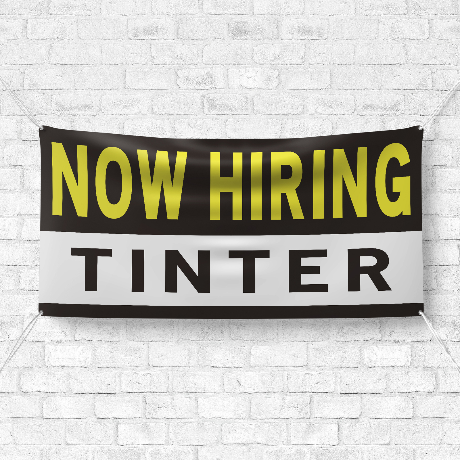 Now Hiring Tinter 13 oz Heavy Duty Vinyl Banner Window Tinter Jobs Available