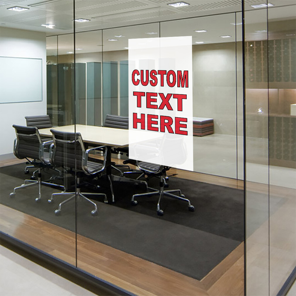 Door Decals Vertical Vinyl Stickers Multiple Sizes Industrial Vinyl Business