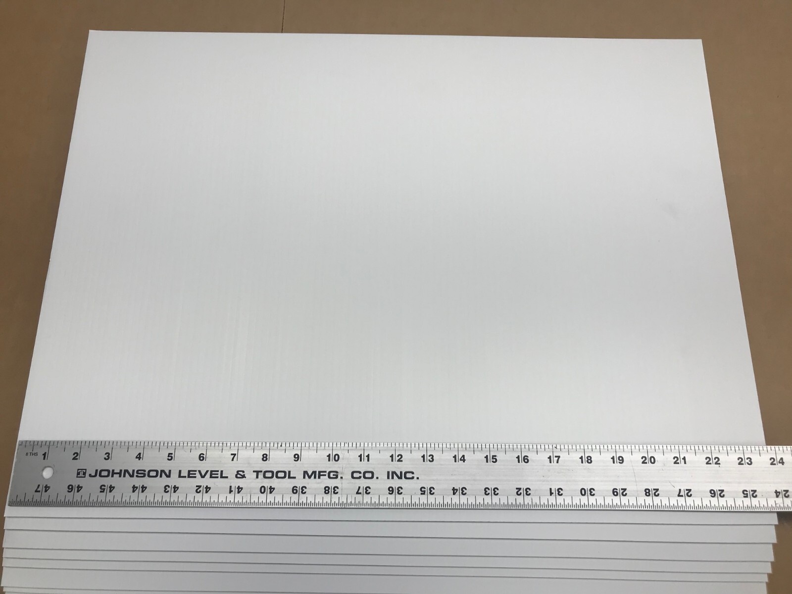 10 Pack Blank Signs 18″ x 24″ x 4 mm corrugated plastic, bundles of 10 pieces