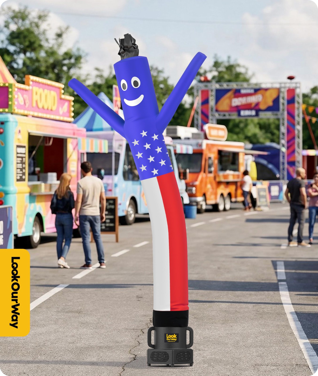 6ft Inflatable Tube Man – Wacky Waving Air Dancer for Advertising Events