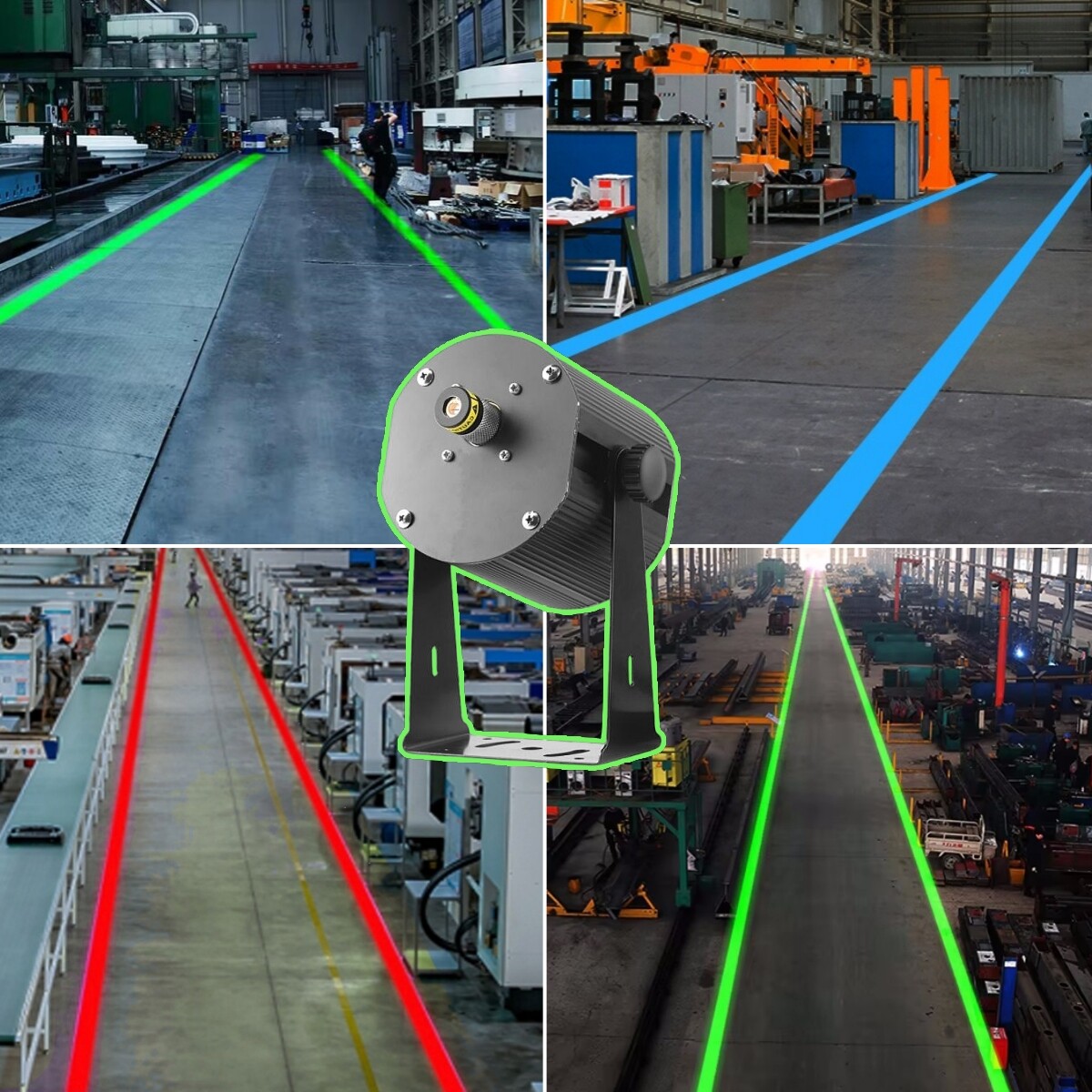 USA -Industrial Laser Logo Projection Light Laser Line Warning Signs Spotlights