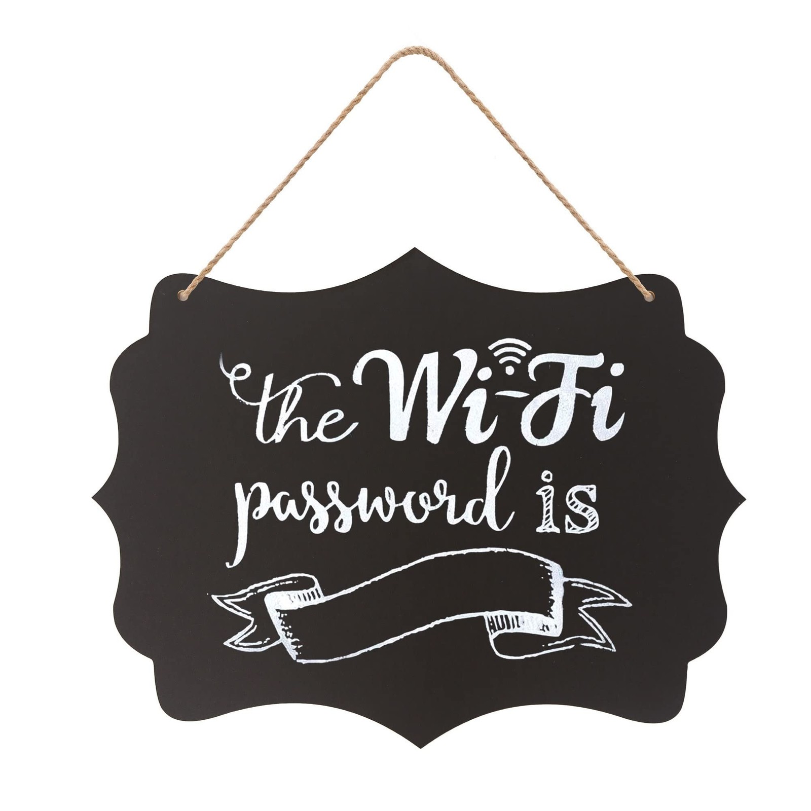 NEWNEWSHOW 8.7×12 Inch Erasable Message Board Sign with Hanging String, Store…
