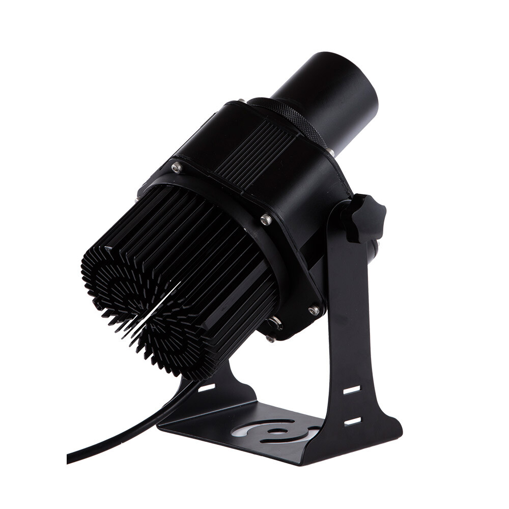40W Outdoor Black Desktop Mountable LED Gobo Projector Advertising Logo lamp