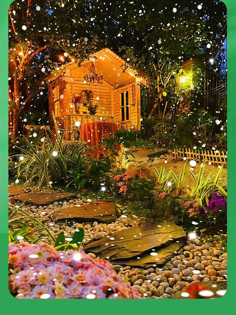 50W Outdoor Dynamic Firefly Laser Starry Sky Projection Light Garden Landscape