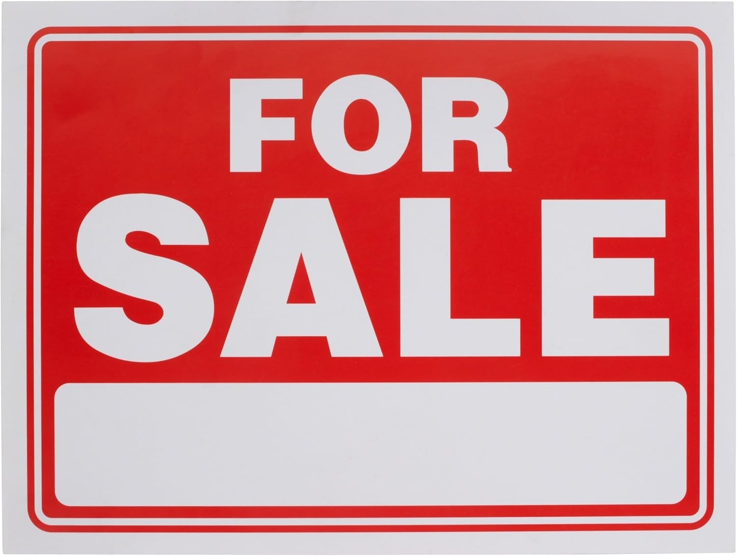 Weatherproof 4-Pack 9″ x 12″ Sale Signs for Cars – Customizable & Durable
