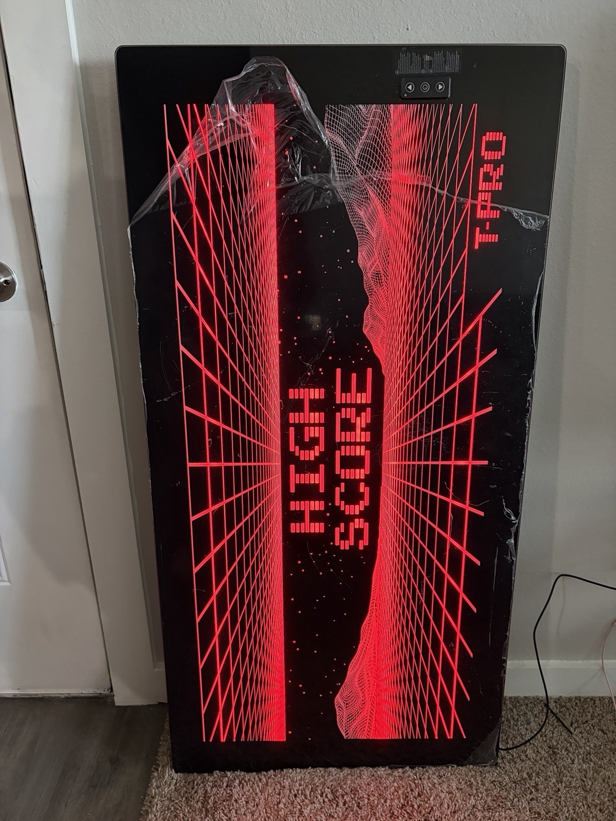 TPRO High Score LED Illuminated Multicolor Exterior Frame Sign Floor Standing