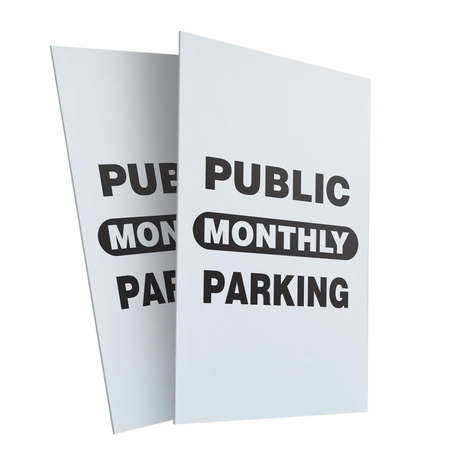 SignMission CSB-2436-2PACK-30818 24×36 4mm Corrugated Plastic Signs 2-Pack Made
