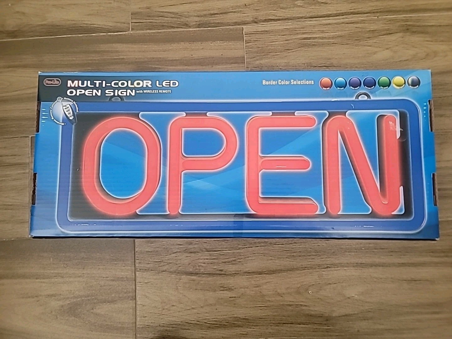 PRO-LITE LED NEON STORE WINDOWS OPEN SIGN, NIB