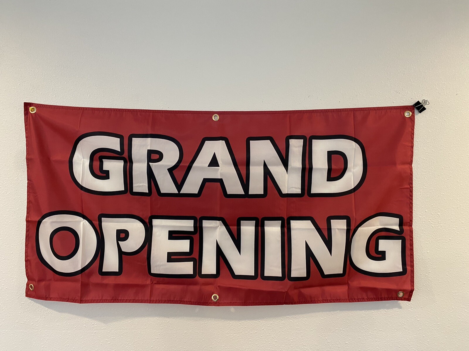 3 Pack 2×4 ft GRAND OPENING 1 Banner Sign -Super Polyester Fabric-New Z24