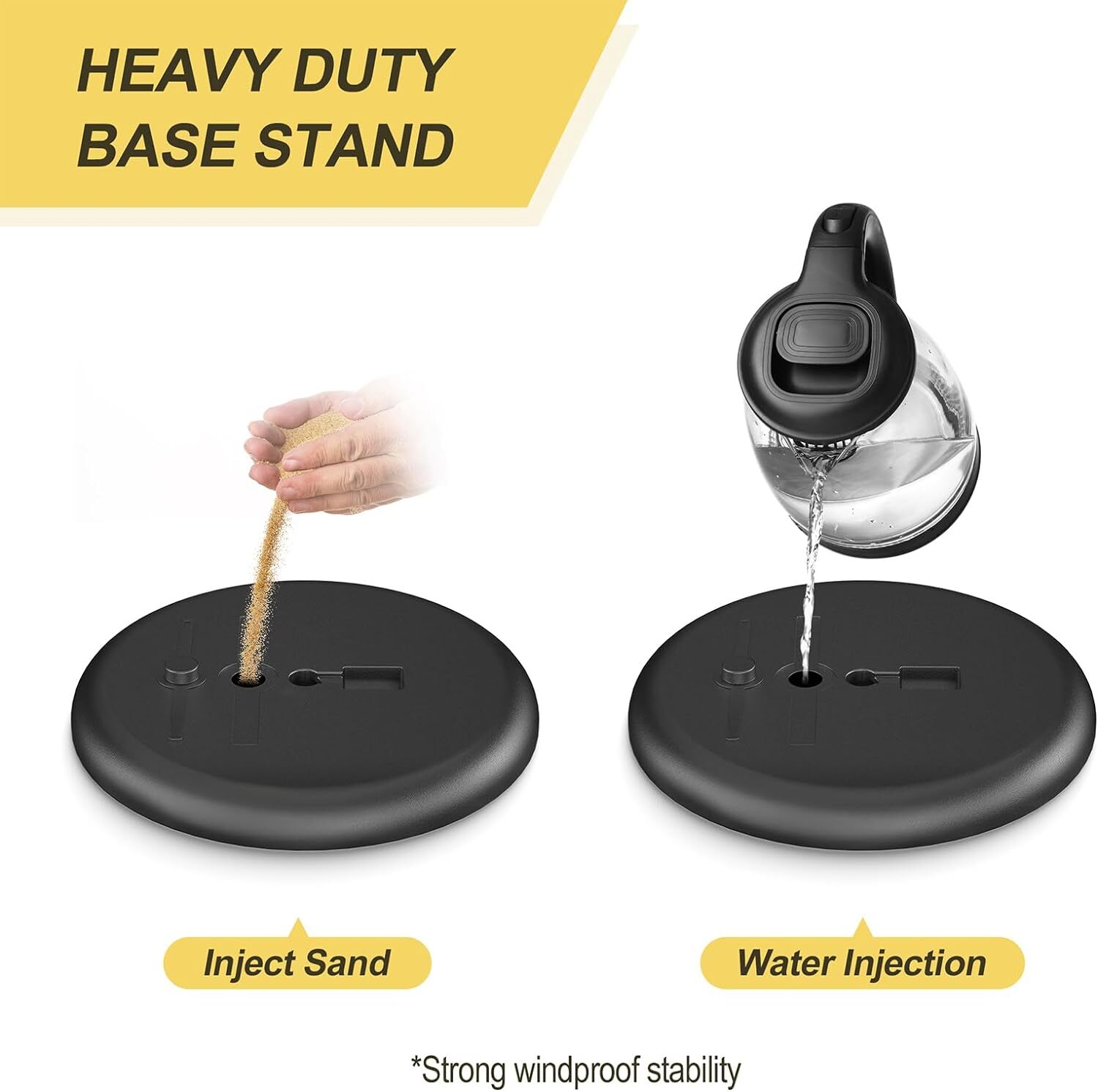 Relx Sign Holder Stand 8.5×11 inch – Adjustable Floor Standing black