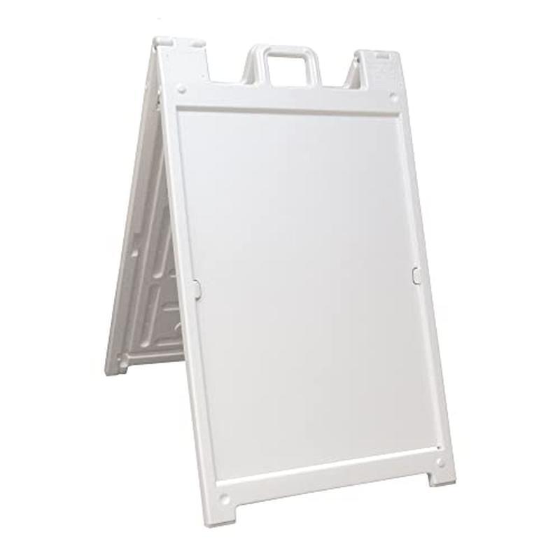 Portable Folding A Frame Sidewalk Sign Double Sided Display Quick Change System