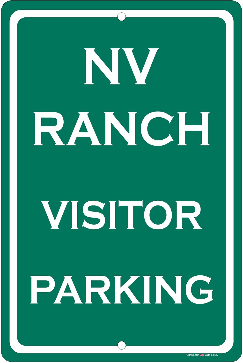 Custom Made 8″x12″ or 12″x8″ Aluminum Sign UV Protected Made in USA