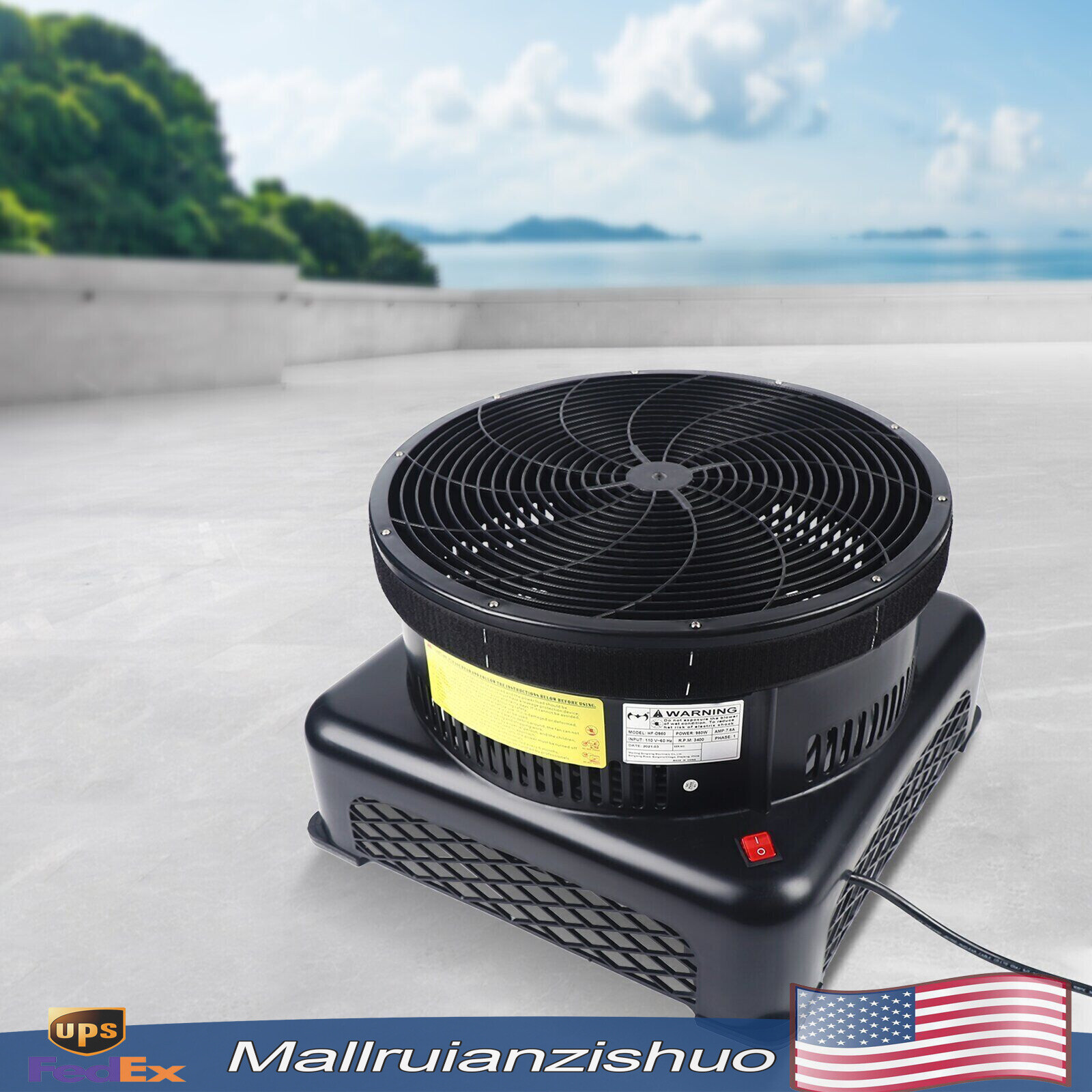 950W Air Puppet Blower Fan for Inflatable Dancer Tube Wacky Wavy Promotional Man