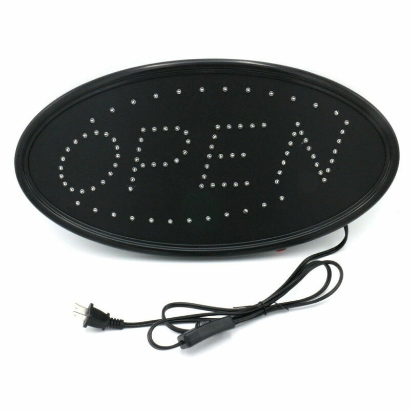Bright LED Neon Light OPEN Sign Business Animated Motion with ON/OFF 19×10″ USA