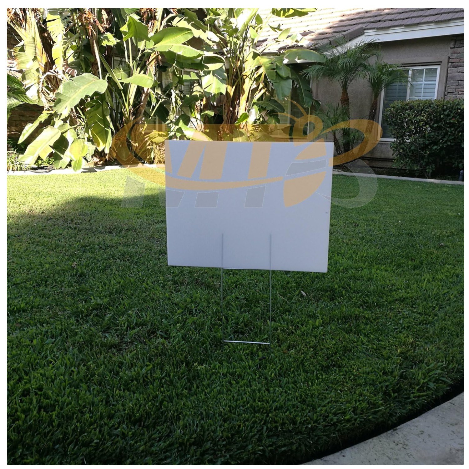 Galvanized Steel Yard Sign Stakes – 50 Pack