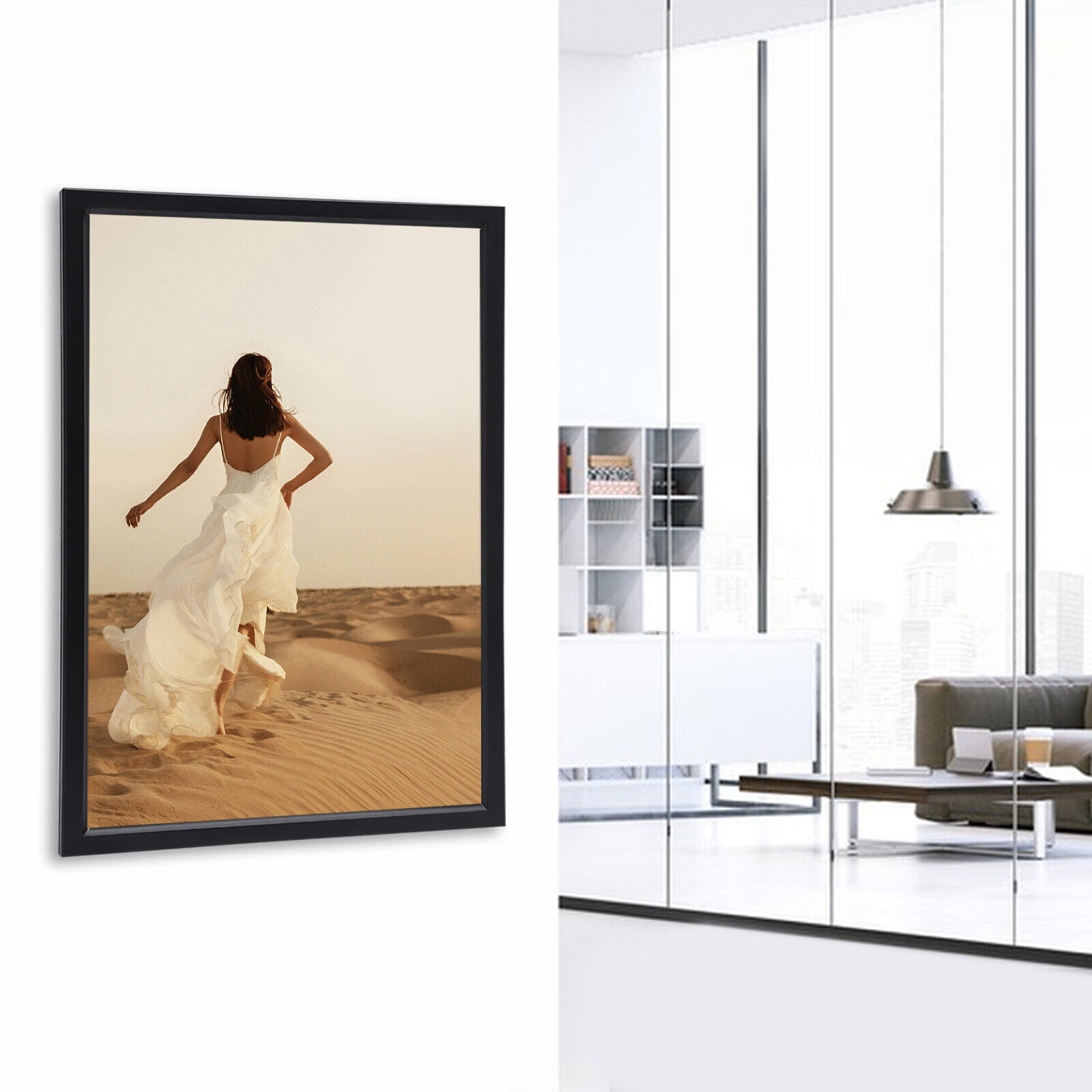 18*24″ LED Backlit Movie Poster Art Picture Frame Light Box Advertising Display