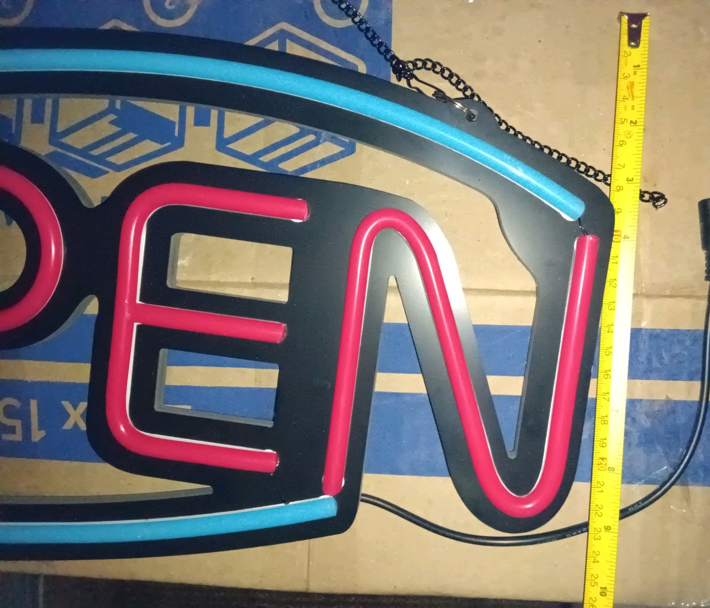 Large LED Open Sign 20″ Neon Light Bright for Restaurant Bar Store Shop Business
