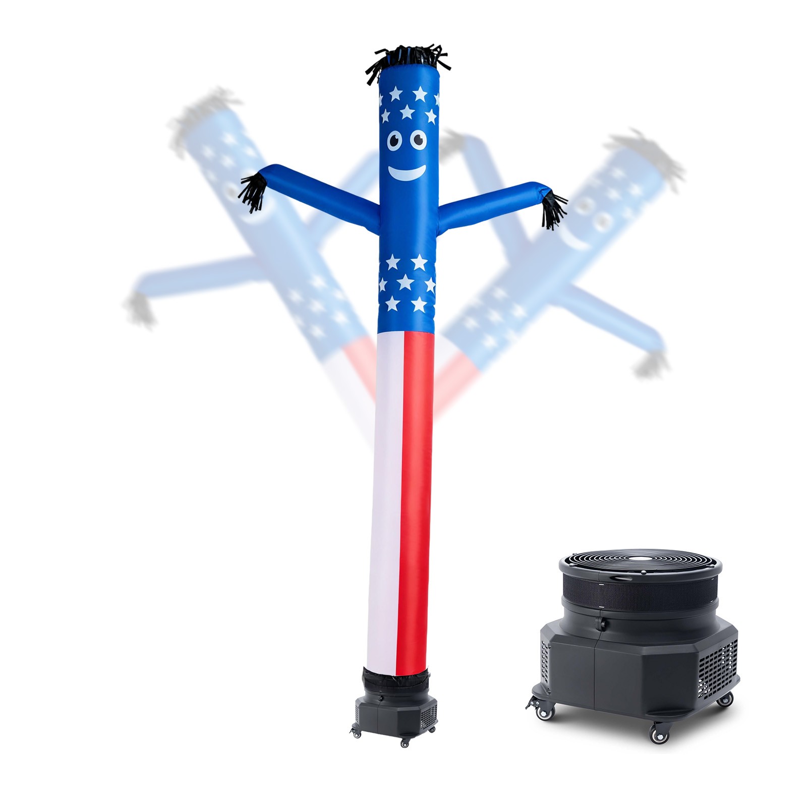 VEVOR Inflatable Tube Man with Blower Fan 3/4 HP 10 ft Wacky Waving Dancing Man
