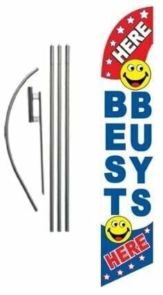 Best Buys Here Auto Dealership Advertising Feather Banner Swooper Flag Sign…