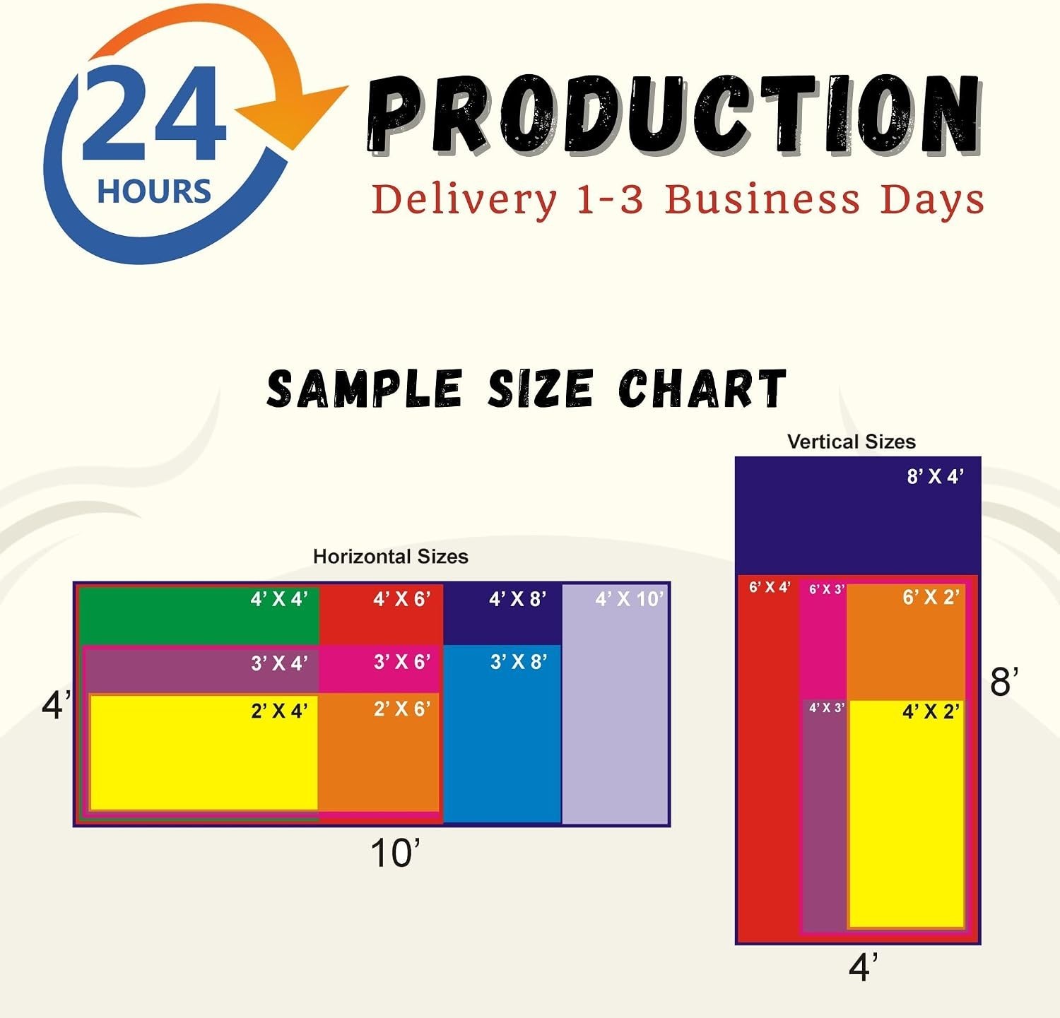 Custom Vinyl Banner 14oz Coated Heavy Duty Indoor Outdoor Sign 2×4 ft
