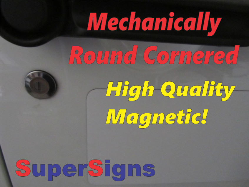 Custom JUNK REMOVAL Magnetic Signs for Car Truck SUV 6″x18″ Phone or Web site