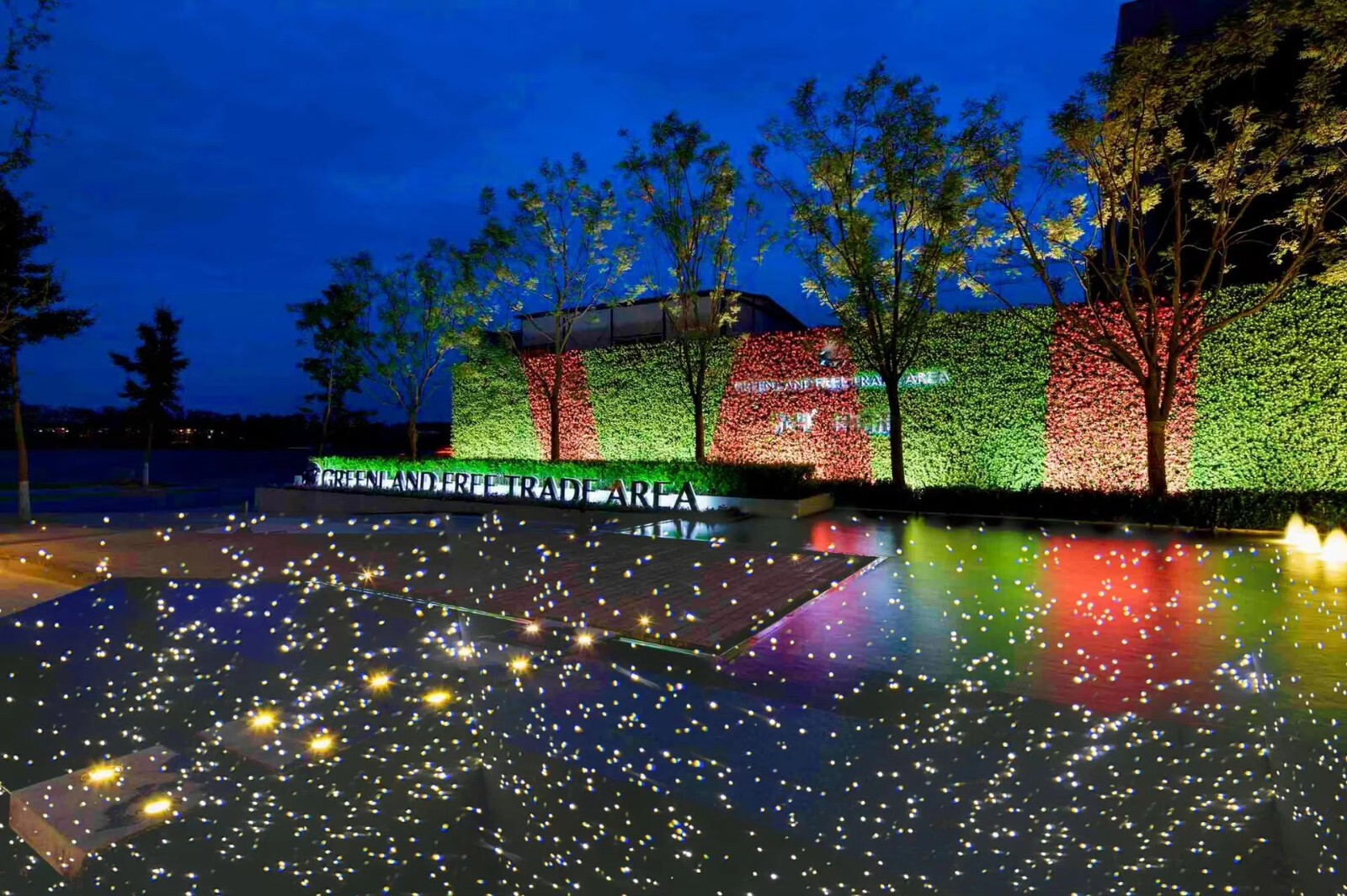 Outdoor White Laser Firefly Lamp Dynamic Projector Lights LED Spotlight 10W-30W