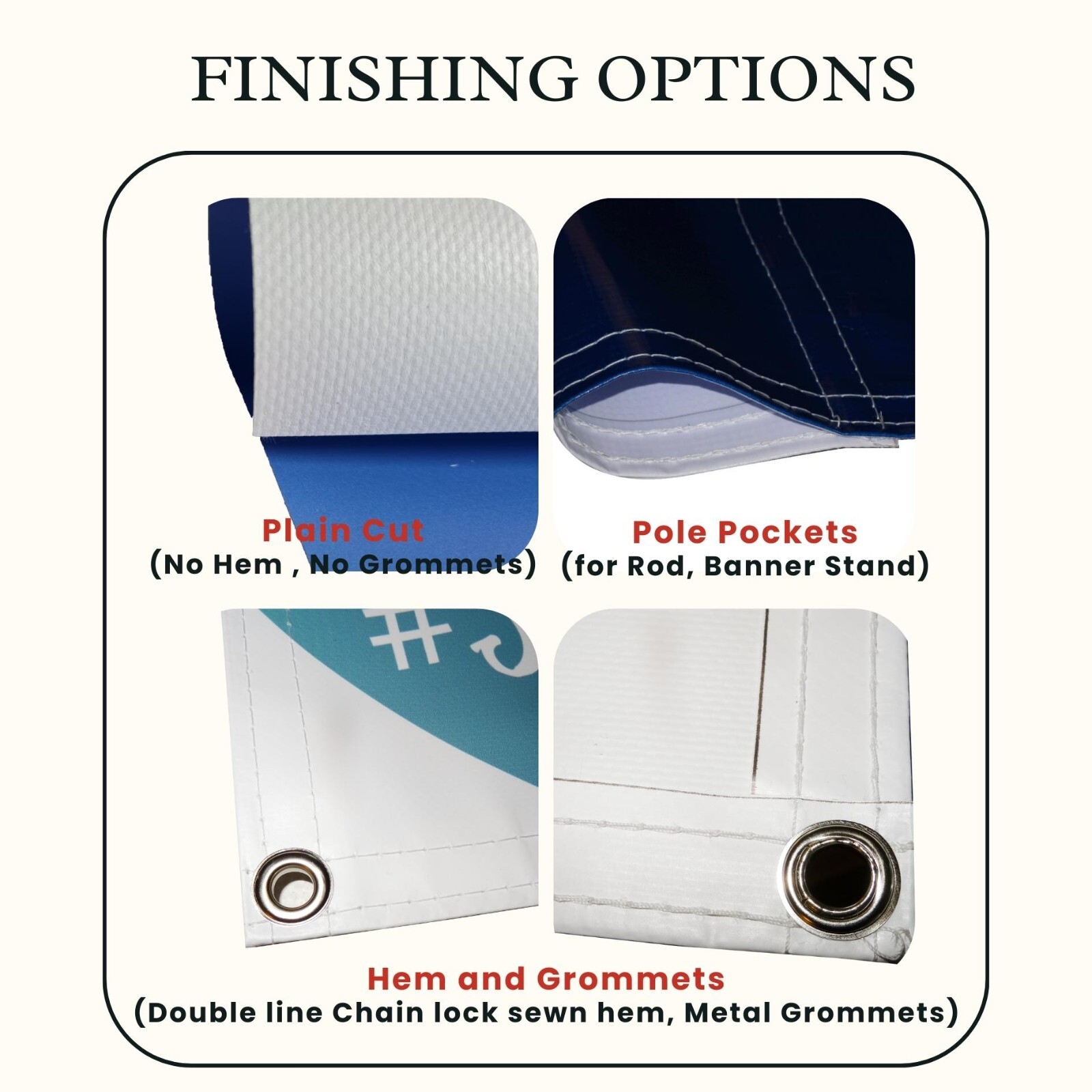 Custom Vinyl Banner, 14oz Premium Coated Vinyl, Full Color, In / Outdoor Sign
