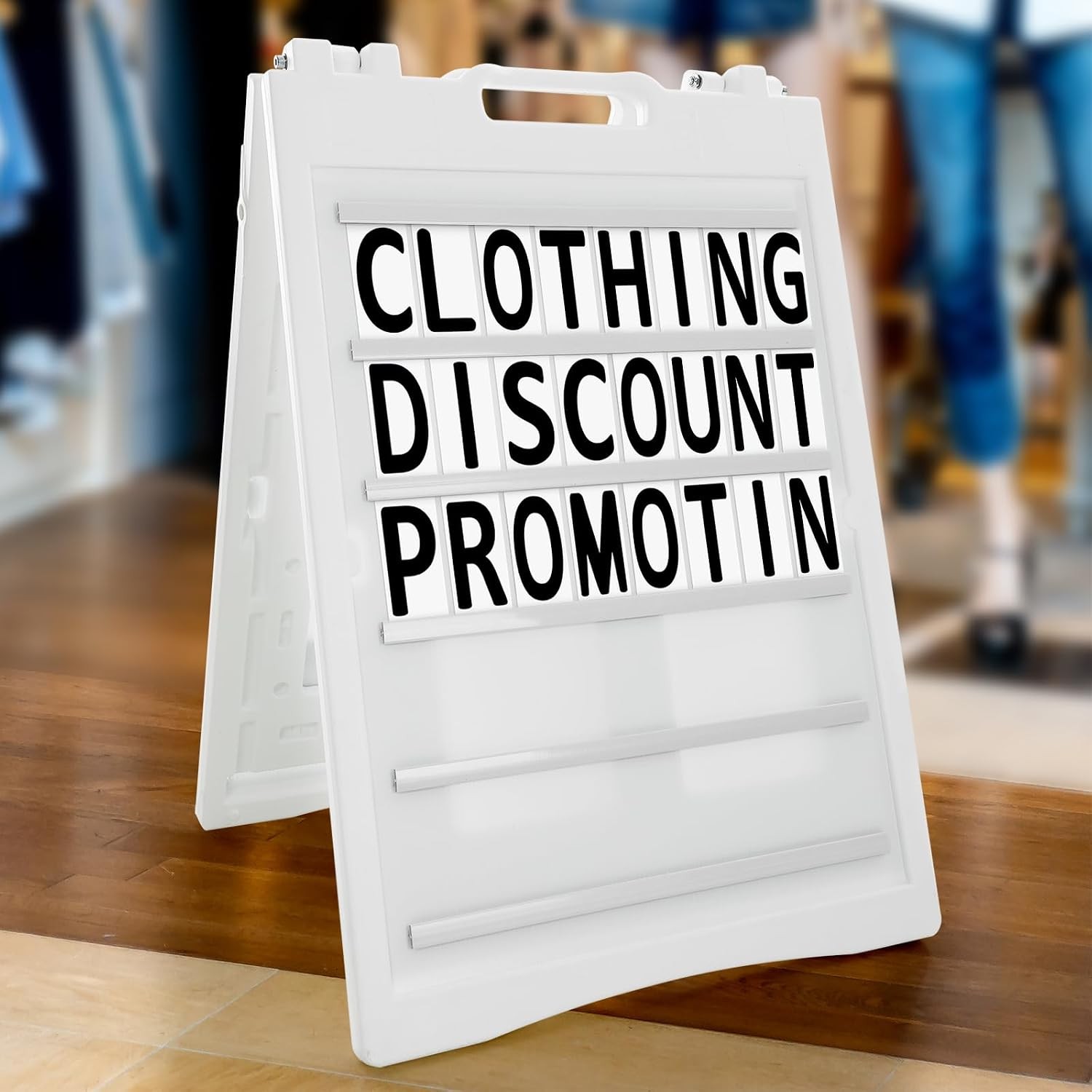 78 Pcs Replacement Letters for White Message Board Sidewalk Signs Outdoor