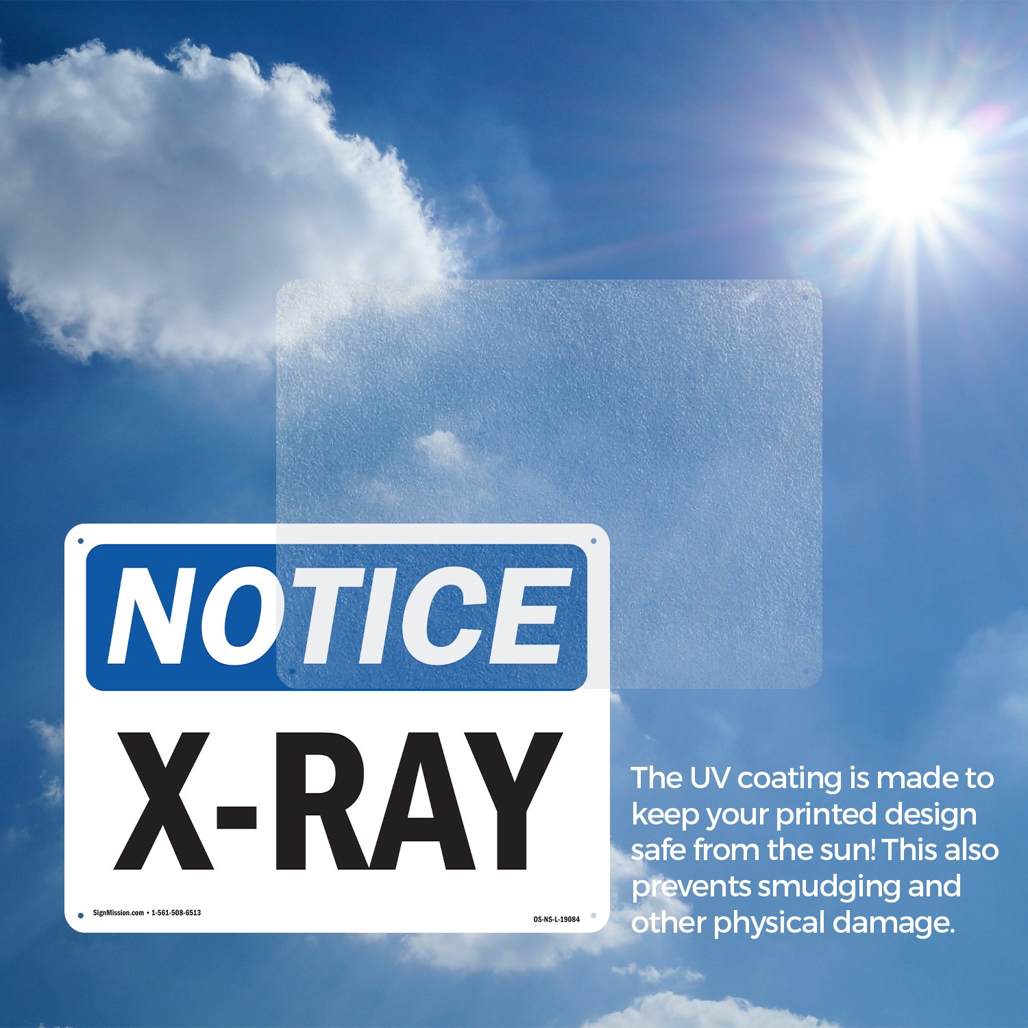 X-Ray OSHA Notice Sign Metal, Plastic, Or Decal – 5 or 10 Pack