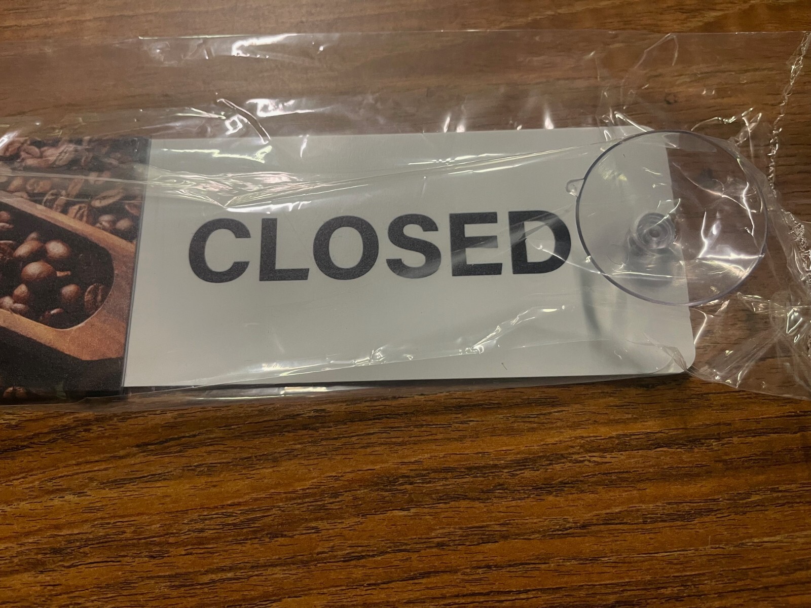 Open/Closed Sign for Business Door Window Slider with Suction Cups