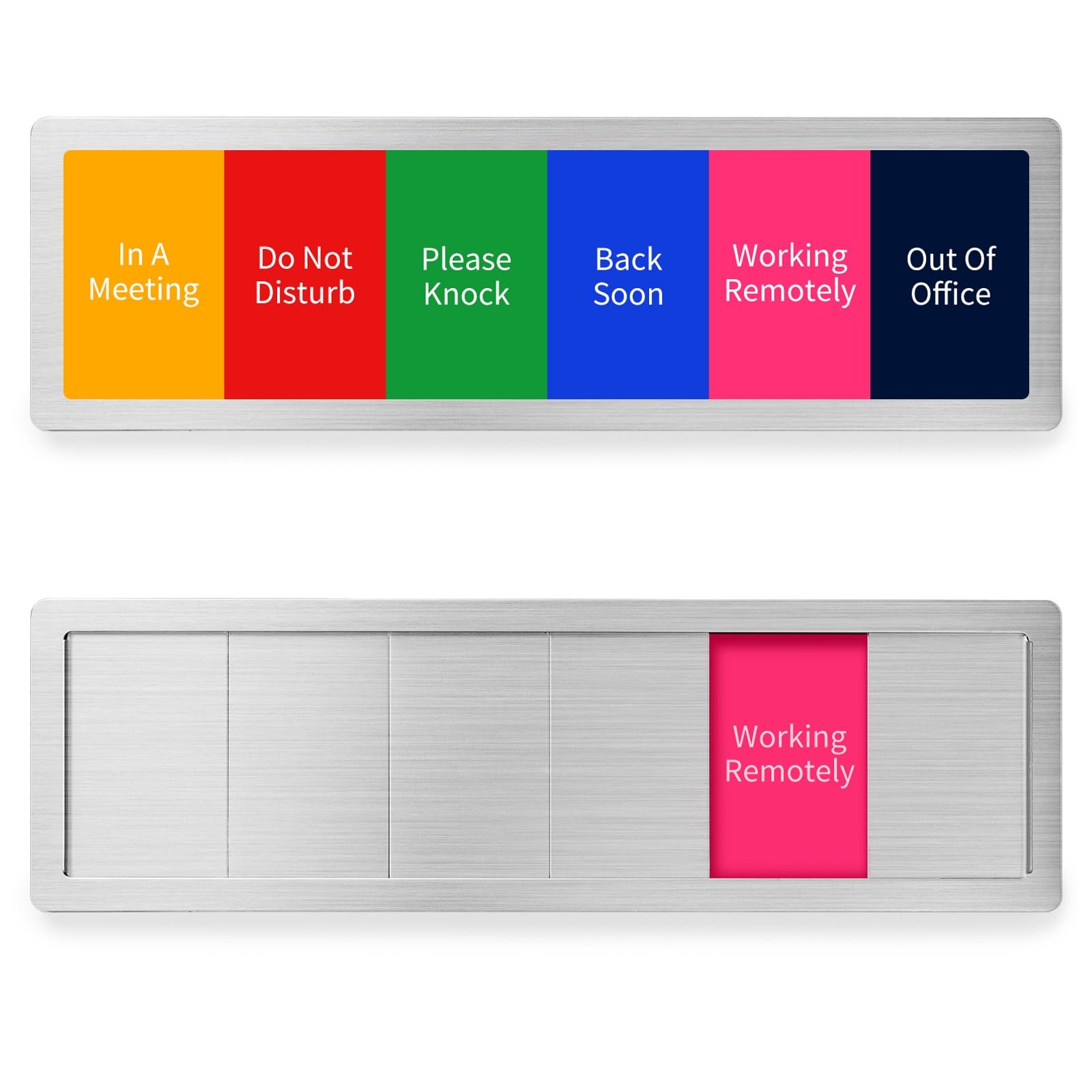 KitchenTour Office Door Signs, Stainless Steel 6 Options M, office room-6