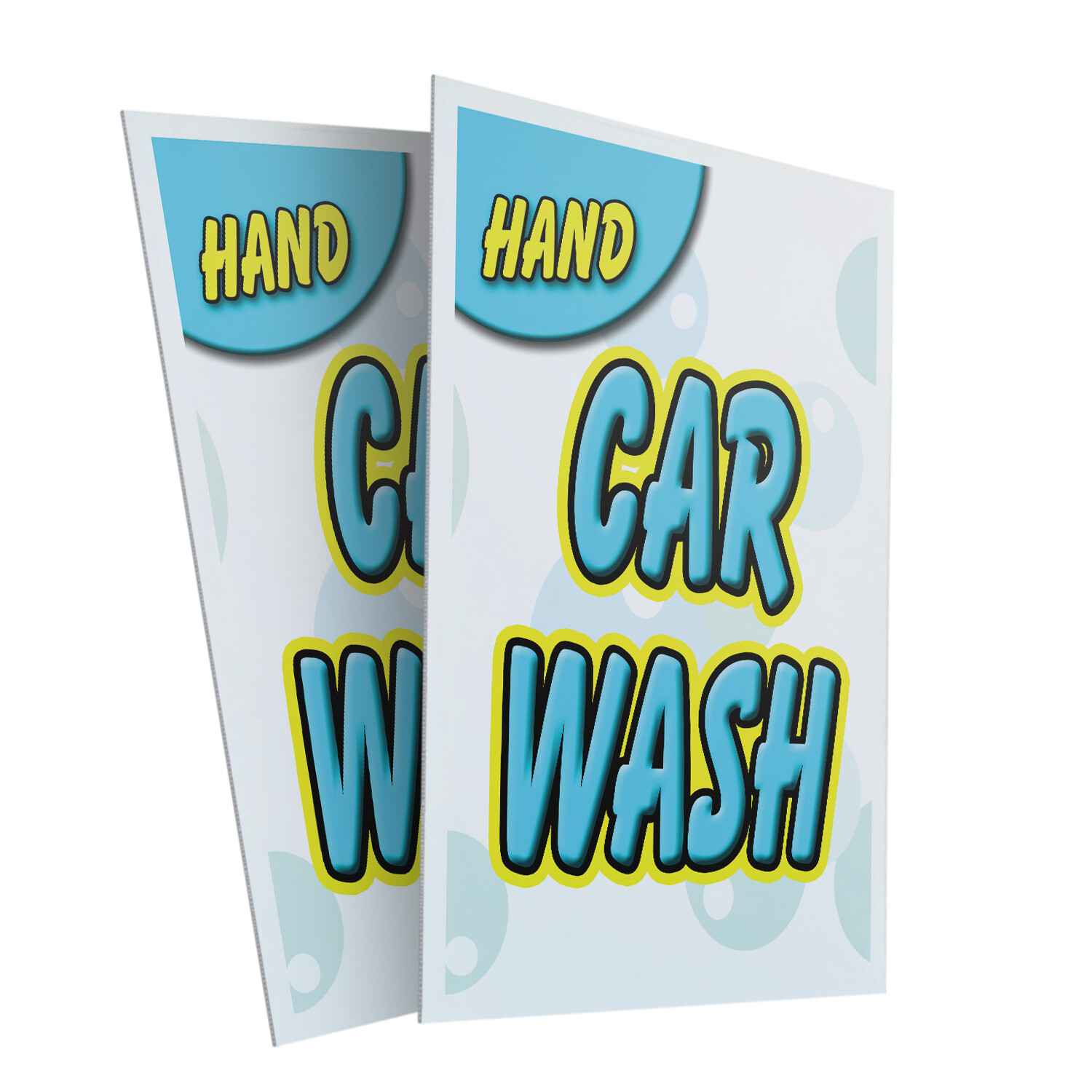 A-frame Sidewalk Hand Car Wash 24″ x 36″ Double Sided A-Frame Sidewalk Sign